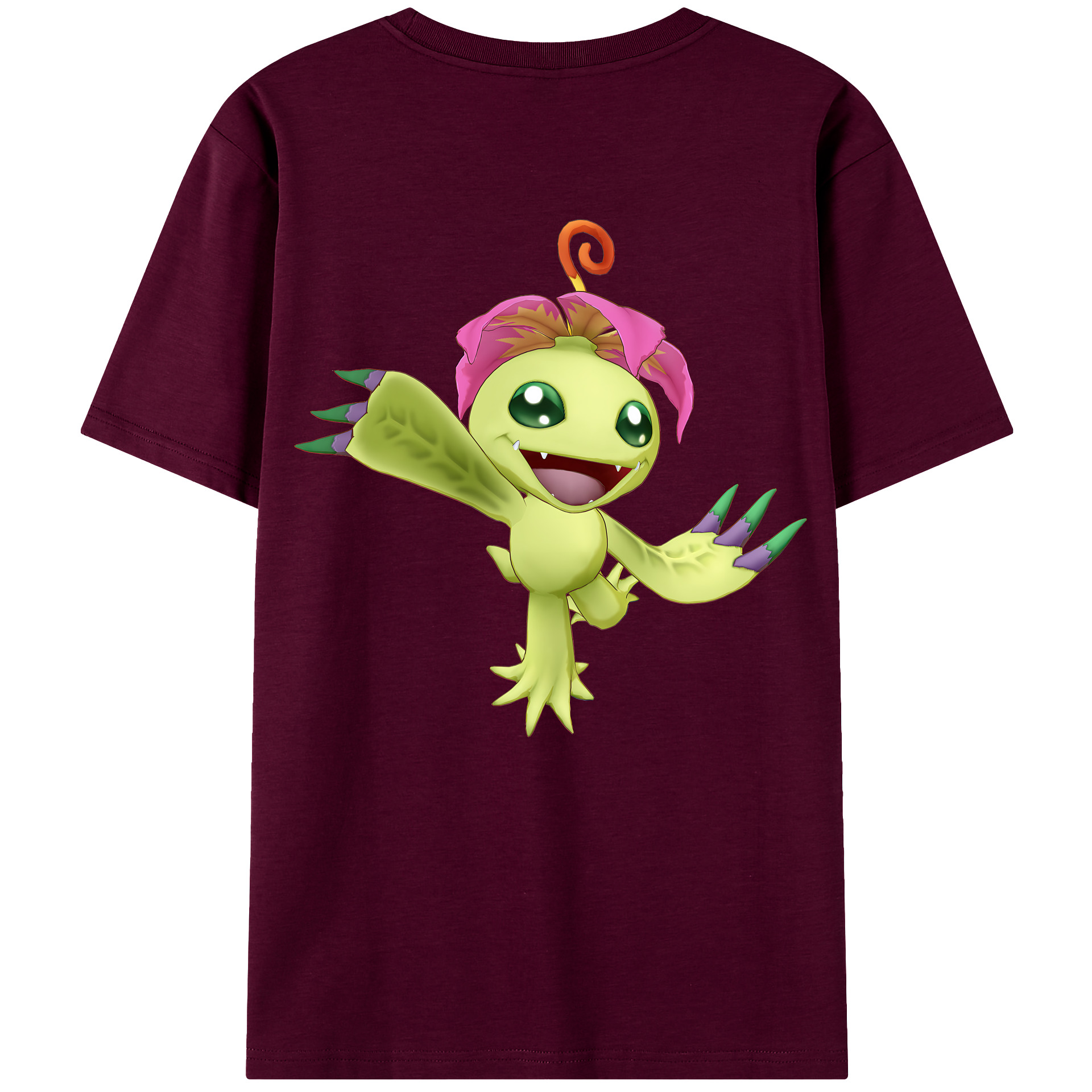 （画像用） Digimon デジタルモンスター/デジモン レディース半袖Tシャツ(バックプリント)